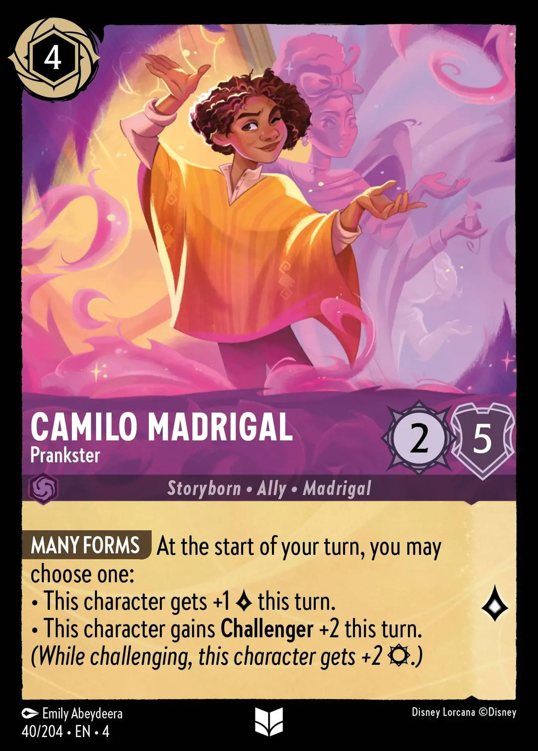 Disney Lorcana - 4URS - 040 - Camilo Madrigal - Prankster - Singles - Ursula's Return