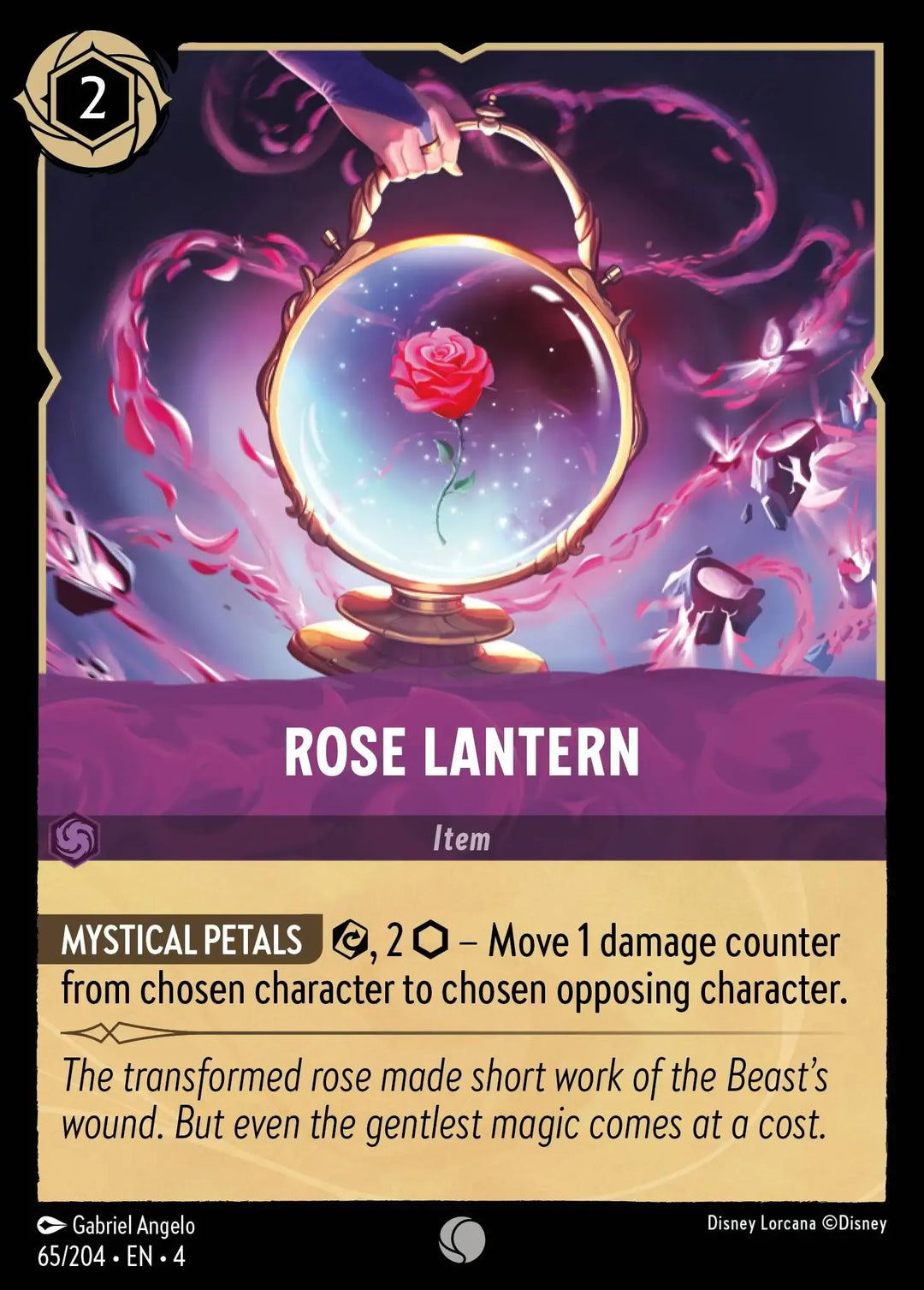 Disney Lorcana - 4URS - 065 - Rose Lantern - Singles - Ursula's Return