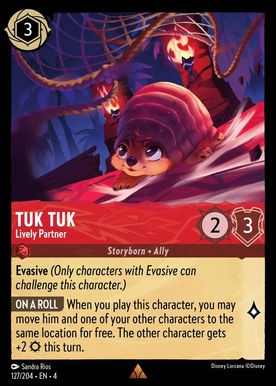 Disney Lorcana - 4URS - 127 - Tuk Tuk - Lively Partner - Singles - Ursula's Return