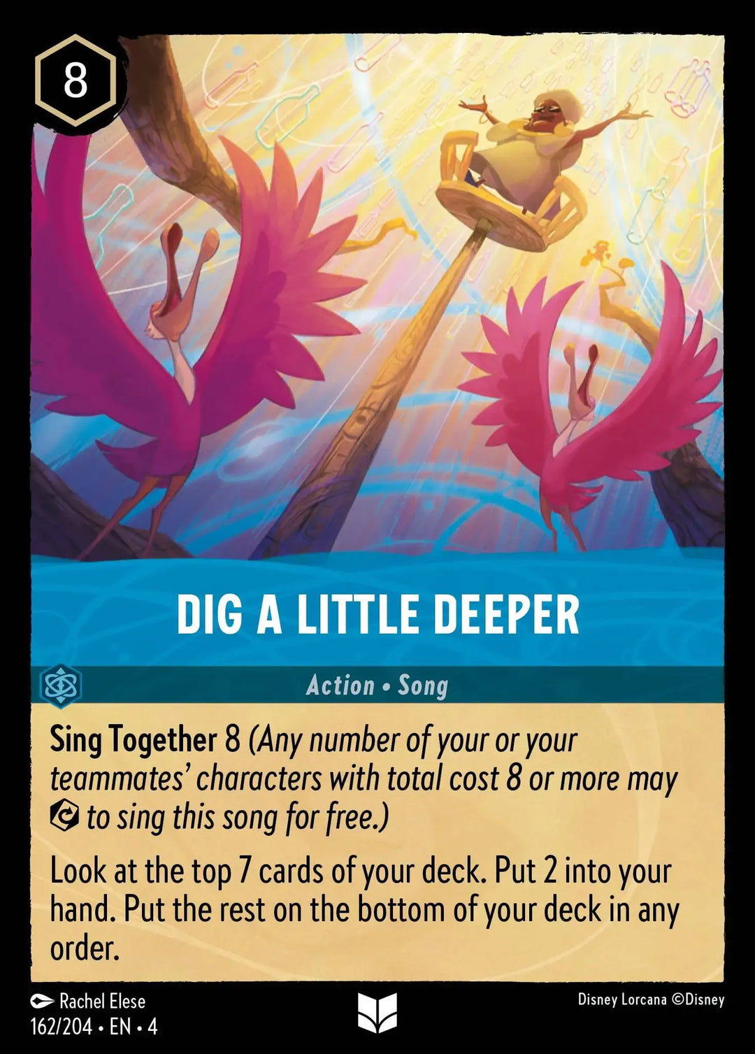 Disney Lorcana - 4URS - 162 - Dig A Little Deeper - Singles - Ursula's Return