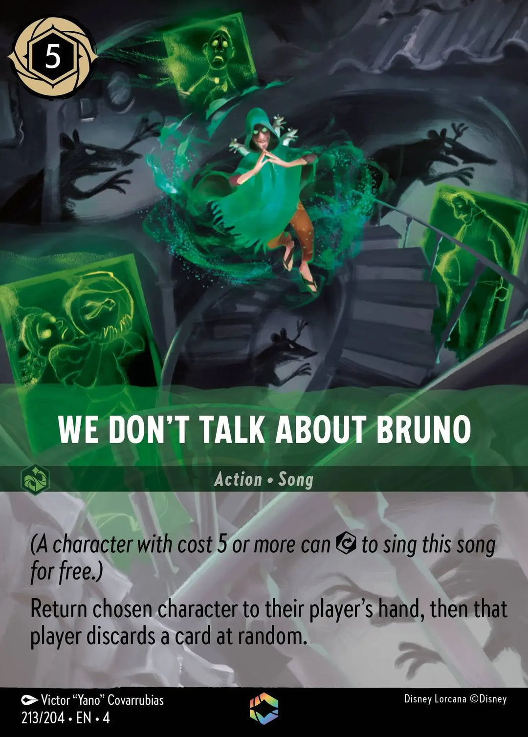 Disney Lorcana - 4URS - 213 - We Don't Talk About Bruno - Singles - Ursula's Return