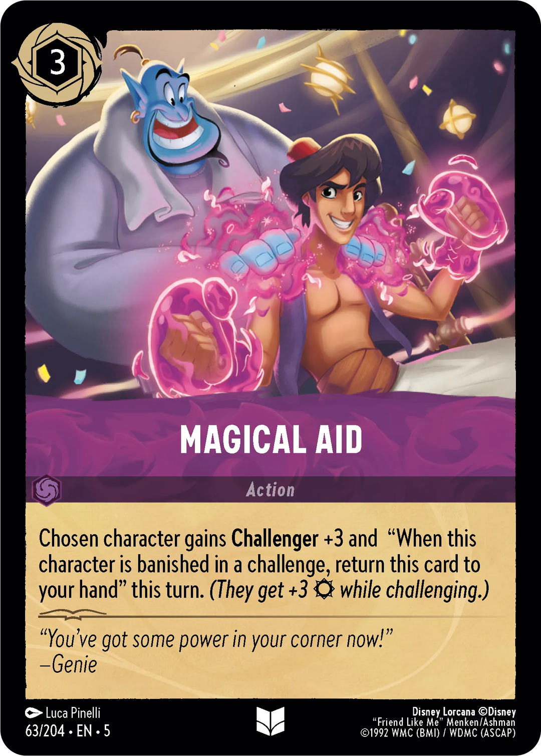 Disney Lorcana - 5SSK - 063 - Magical Aid - Foil - Singles - Shimmering Skies