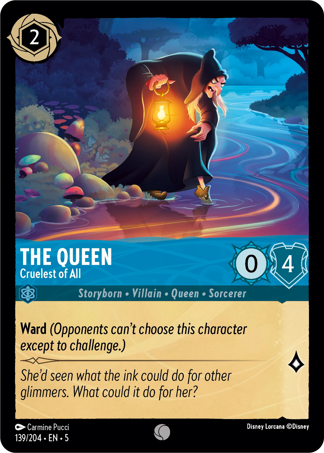 Disney Lorcana - 5SSK - 139 - The Queen - Cruelest of All - Foil - Singles - Shimmering Skies