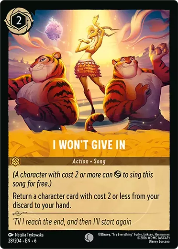 6AZS - 028 - I Won't Give In