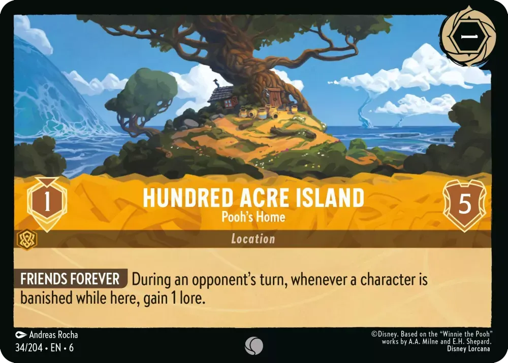 6AZS - 034 - Hundred Acre Island - Pooh's Home