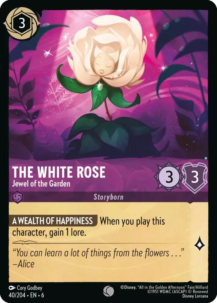 6AZS - 040 - The White Rose - Jewel of the Garden