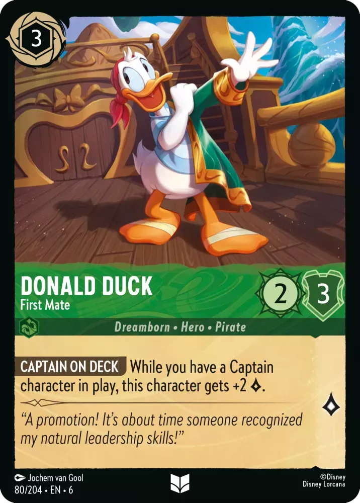6AZS - 080 - Donald Duck - First Mate