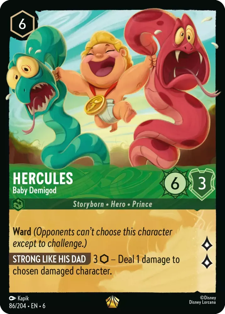 6AZS - 086 - Hercules - Baby Demigod