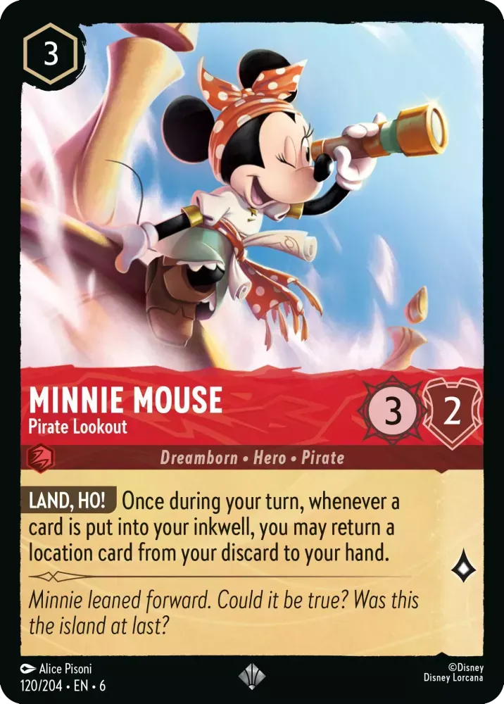 6AZS - 120 - Minnie Mouse - Pirate Lookout