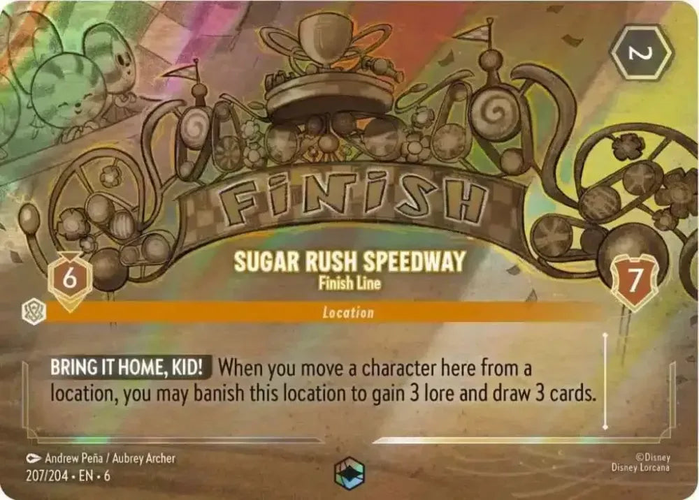 6AZS - 207 - Sugar Rush Speedway - Finish Line