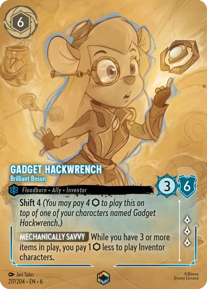 6AZS - 217- Gadget Hackwrench - Brilliant Bosun