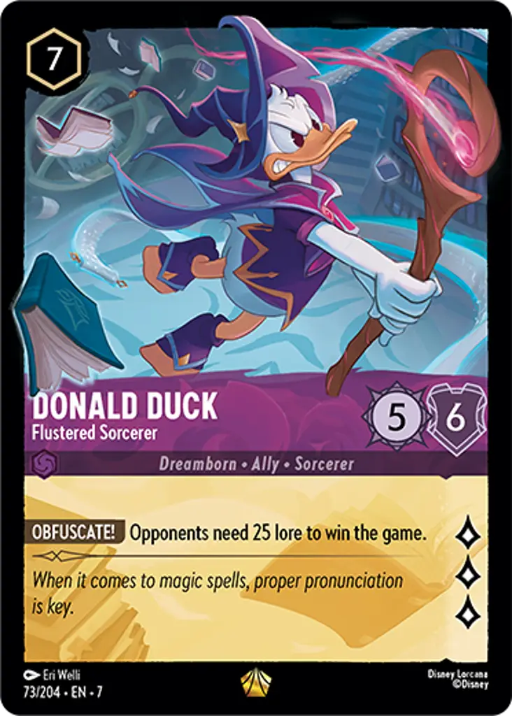 7ARI - 073 - Donald Duck - Flustered Sorcerer