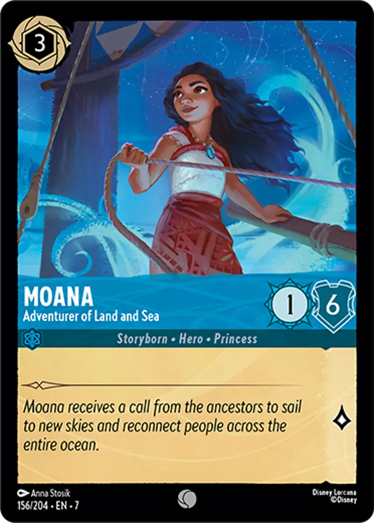 7ARI - 156 - Moana - Adventurer of Land and Sea