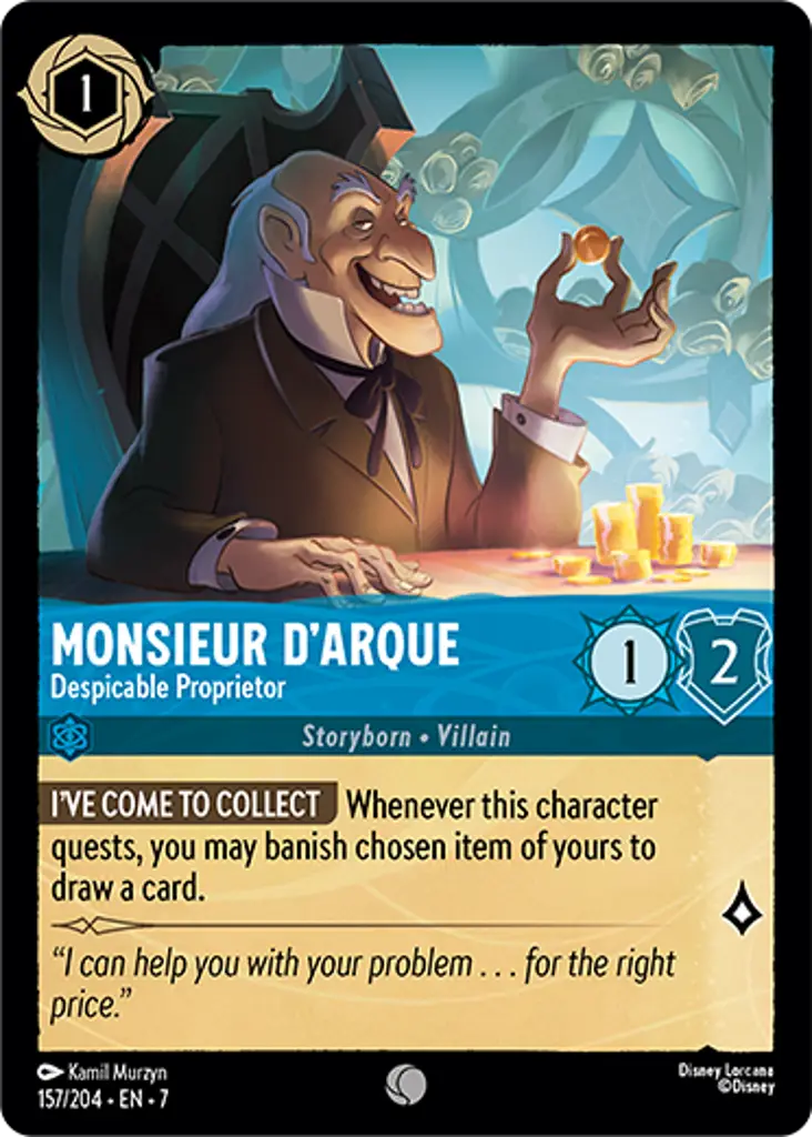 7ARI - 157 - Monsieur DArque - Despicable Proprietor