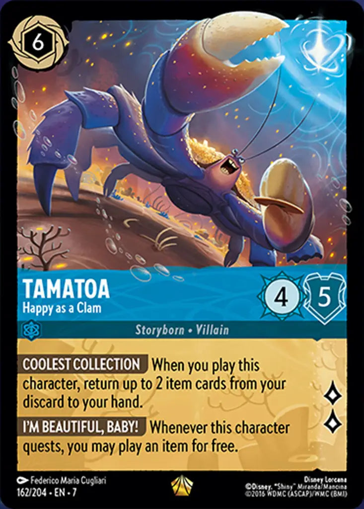 7ARI - 162 - Tamatoa - Happy as a Clam