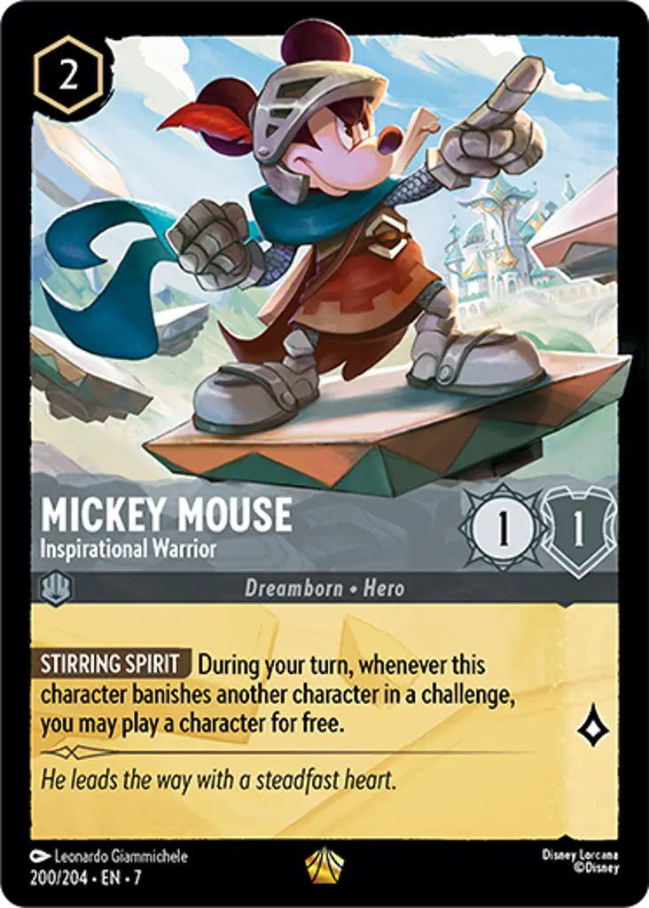 7ARI - 200 - Mickey Mouse - Inspirational Warrior