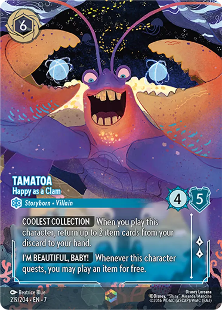 7ARI - 219 - Tamatoa - Happy as a Clam