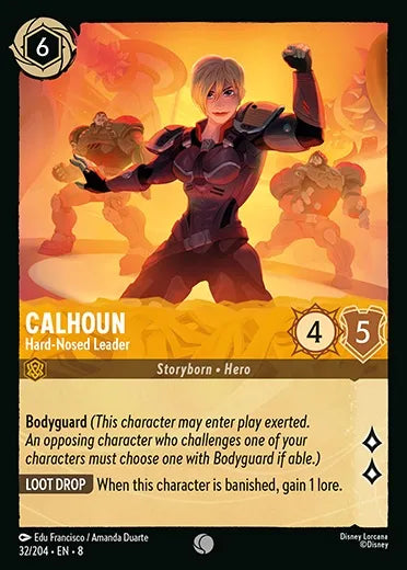 8JAF - 032 - Calhoun - Hard-Nosed Leader - Foil