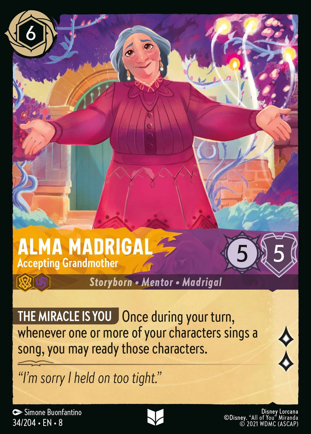 8JAF - 034 - Alma Madrigal - Accepting Grandmother