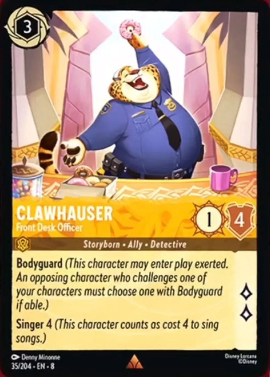 8JAF - 035 - Clawhauser - Front Desk Officer