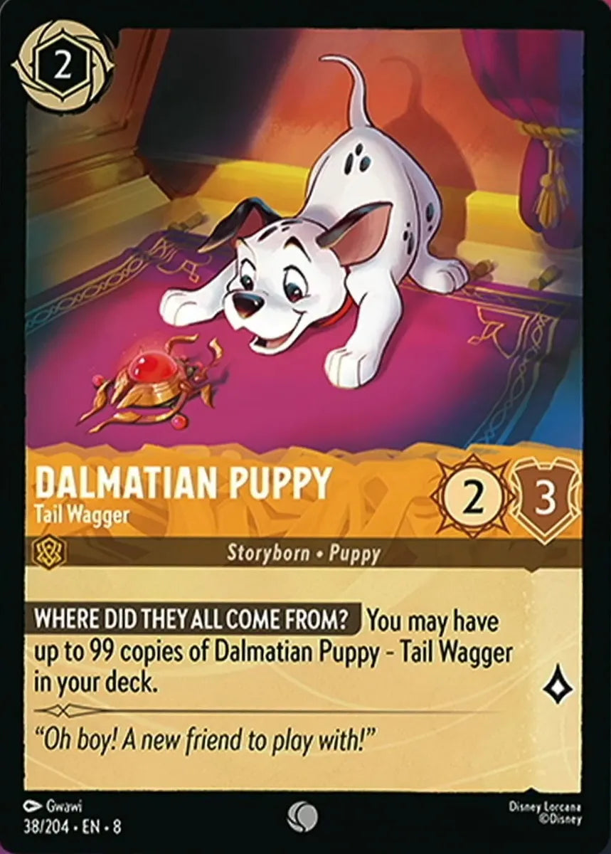 8JAF - 038 - Dalmatian Puppy - Tail Wagger