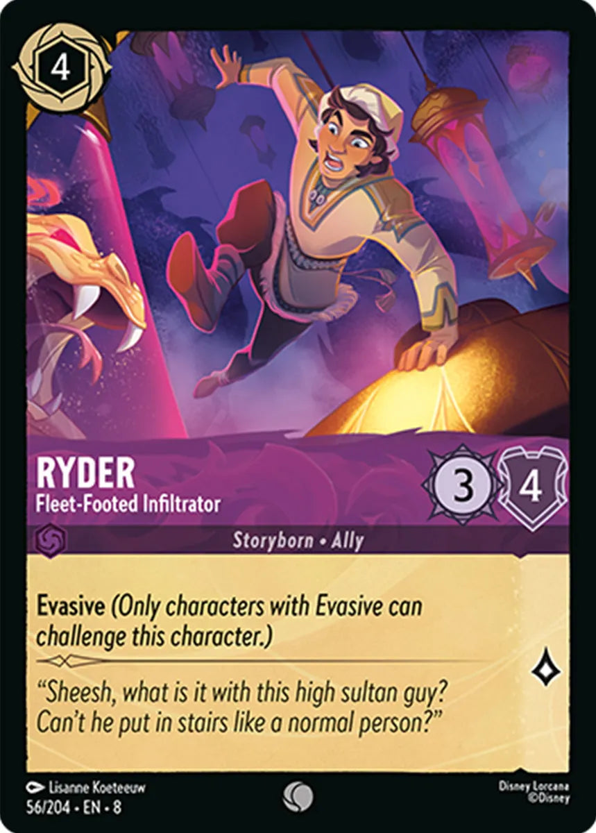 8JAF - 056 - Ryder - Fleet-Footed Infiltrator - Foil