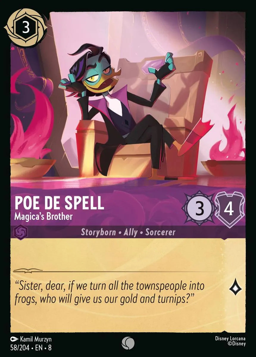 8JAF - 058 - Poe De Spell - Magica's Brother - Foil