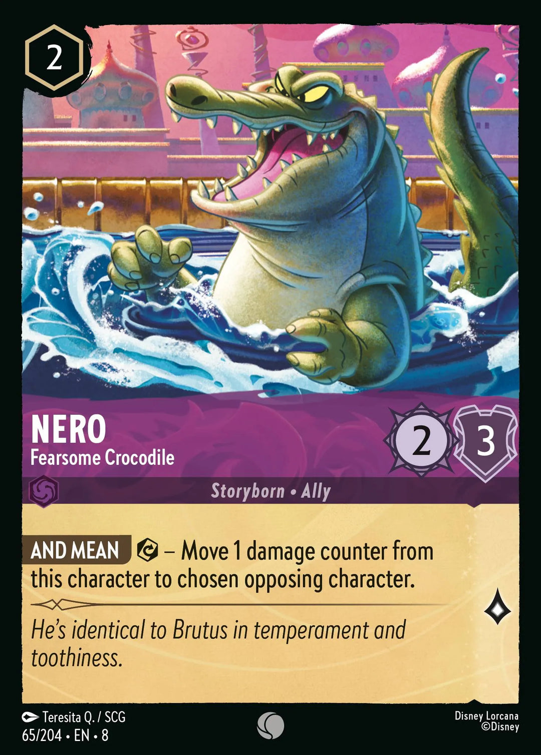 8JAF - 065 - Nero - Fearsome Crocodile