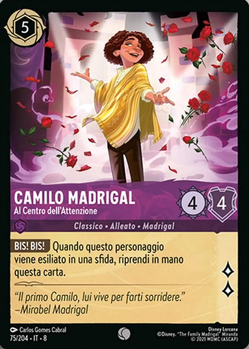8JAF - 075 - Camilo Madrigal - Center of Attention - Foil