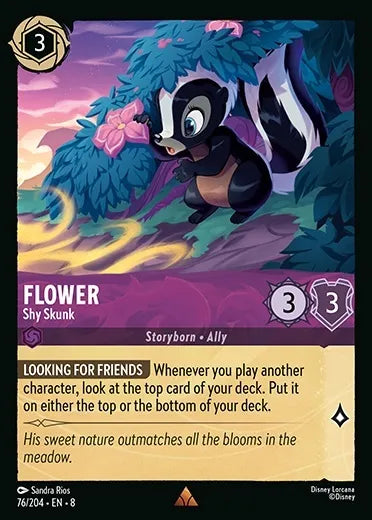 8JAF - 076 - Flower - Shy Skunk
