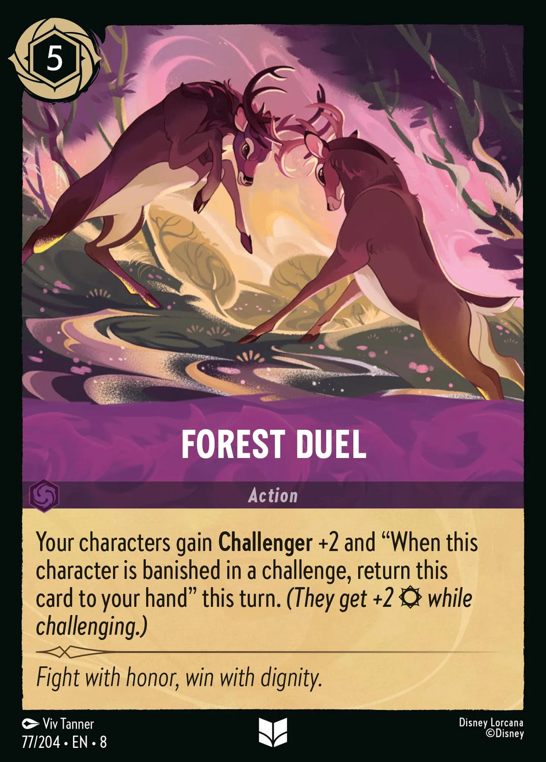 8JAF - 077 - Forest Duel