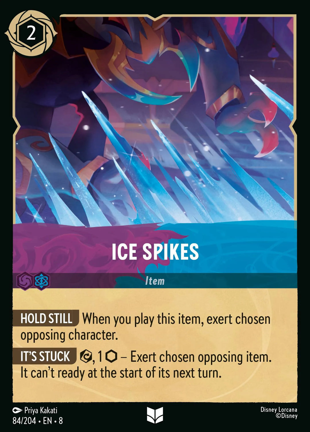 8JAF - 084 - Ice Spikes - Foil