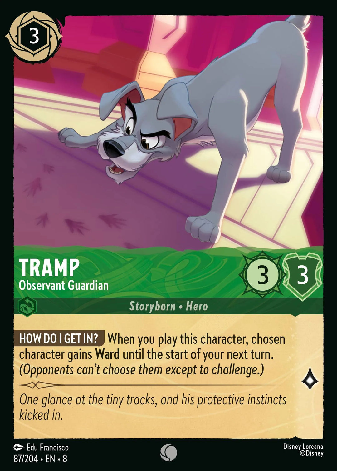 8JAF - 087 - Tramp - Observant Guardian