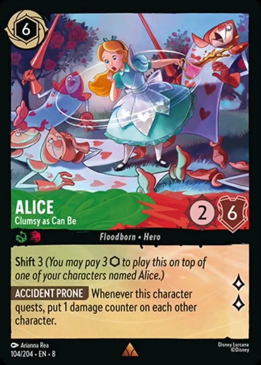 8JAF - 104 - Alice - Clumsy as Can Be - Foil