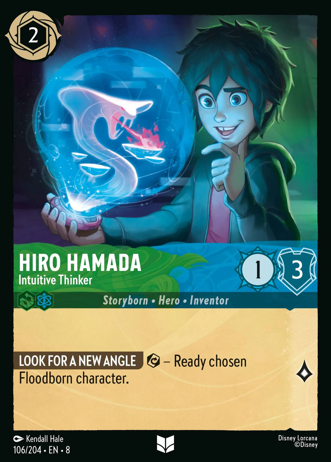 8JAF - 106 - Hiro Hamada - Intuitive Thinker - Foil