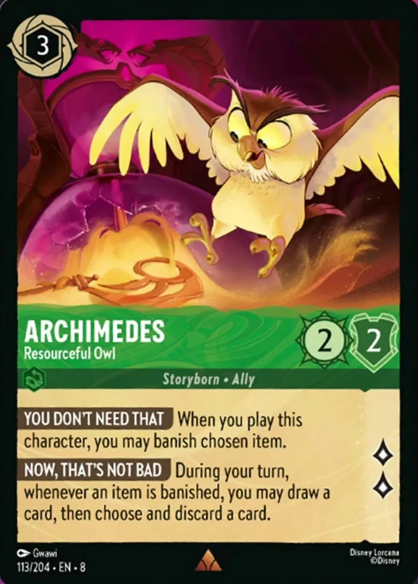 8JAF - 113 - Archimedes - Resourceful Owl