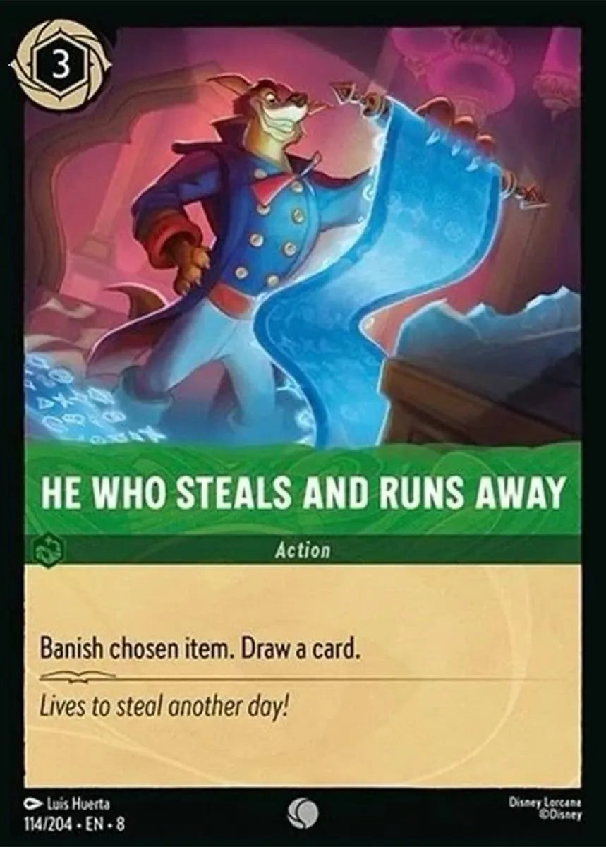 8JAF - 114 - He Who Steals and Runs Away