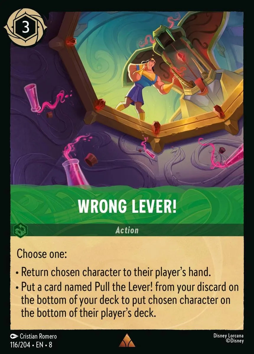 8JAF - 116 - Wrong Lever! - Foil