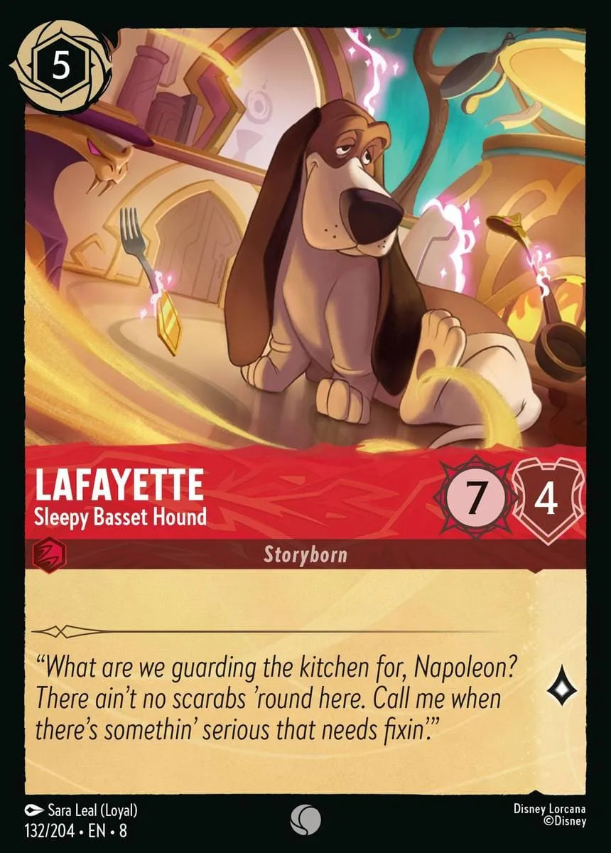 8JAF - 132 - Lafayette - Sleepy Basset Hound
