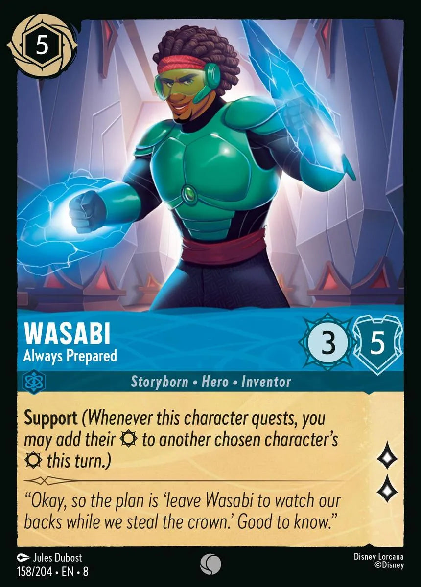 8JAF - 158 - Wasabi - Always Prepared - Foil