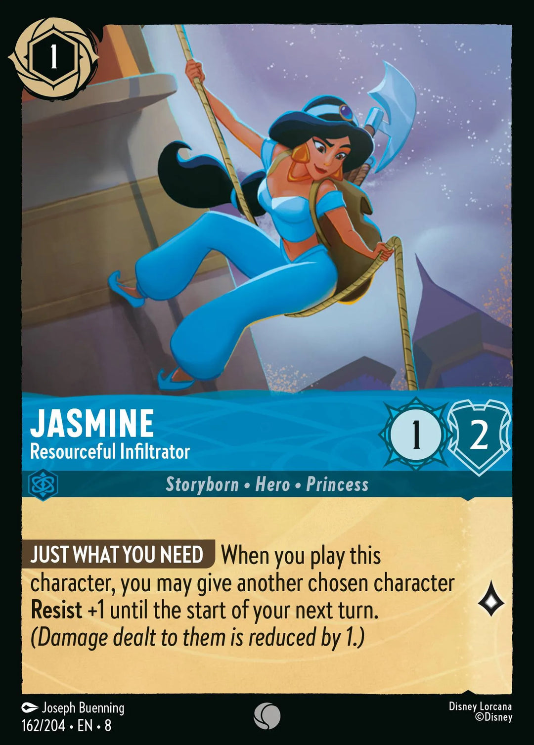 8JAF - 162 - Jasmine - Resourceful Infiltrator