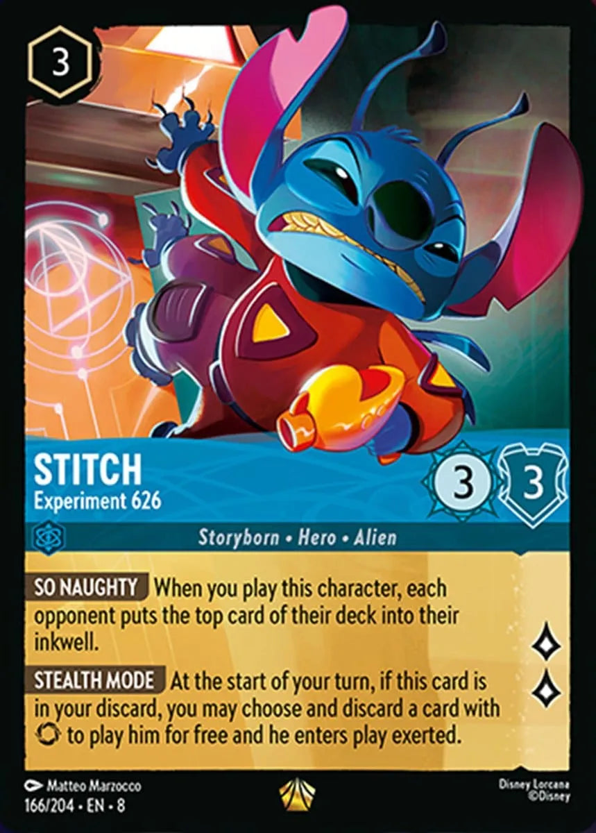 8JAF - 166 - Stitch - Experiment 626