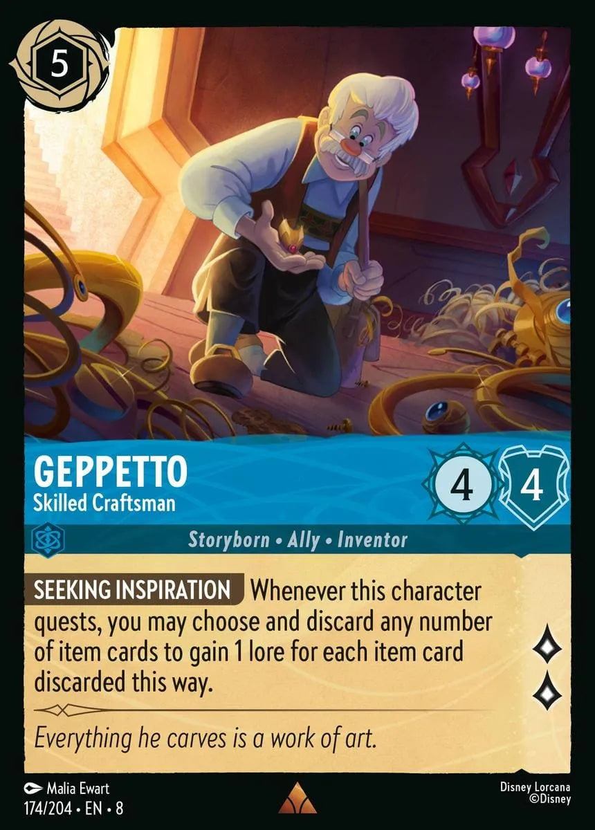8JAF - 174 - Geppetto - Skilled Craftsman