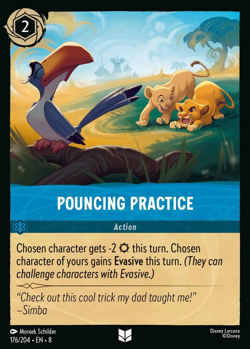 8JAF - 176 - Pouncing Practice