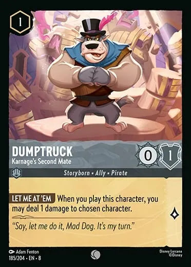 8JAF - 185 - Dumptruck - Karnage's Second Mate - Foil