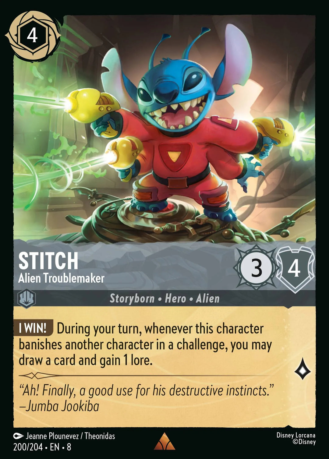 8JAF - 200 - Stitch - Alien Troublemaker