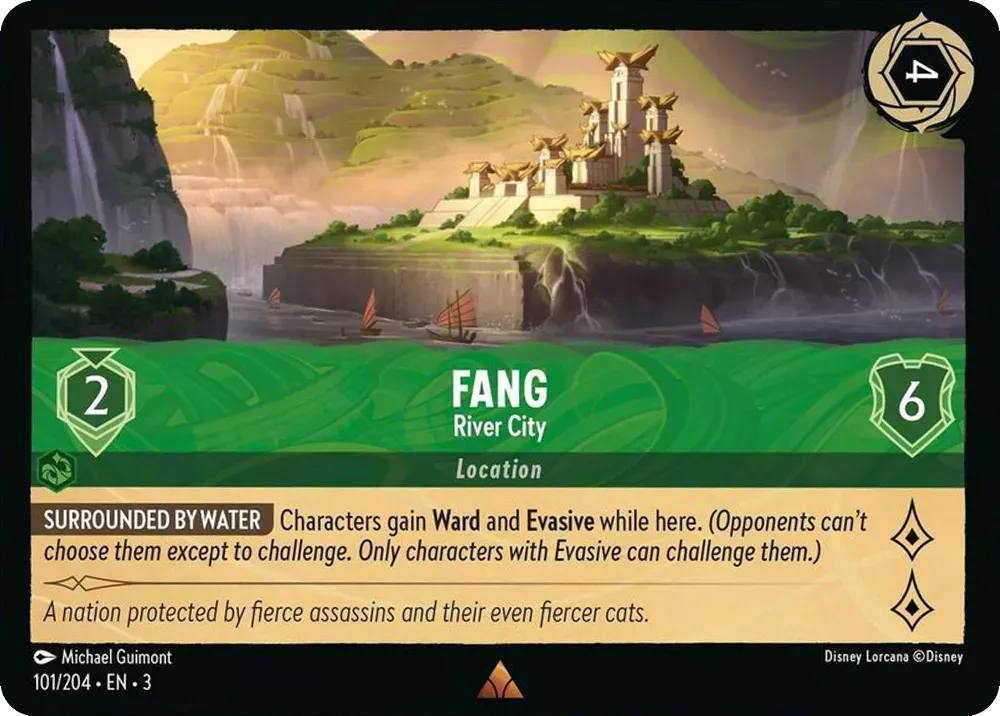 Disney Lorcana - 3INK - 101 - Fang - River City - Singles - Into the Inklands