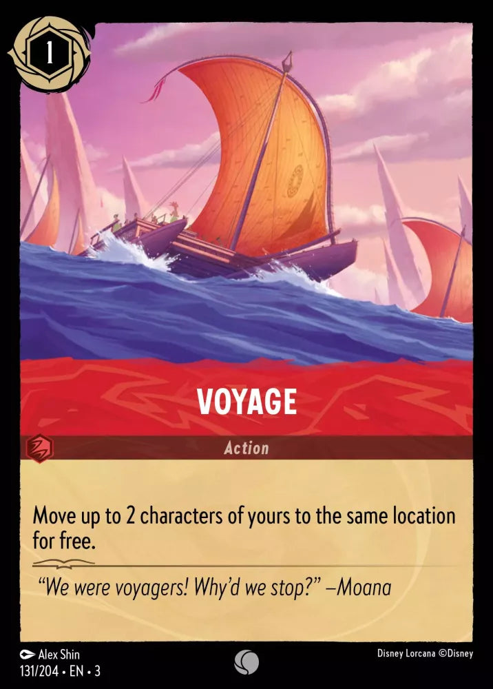 Disney Lorcana - 3INK - 131 - Voyage - Foil - Singles - Into the Inklands