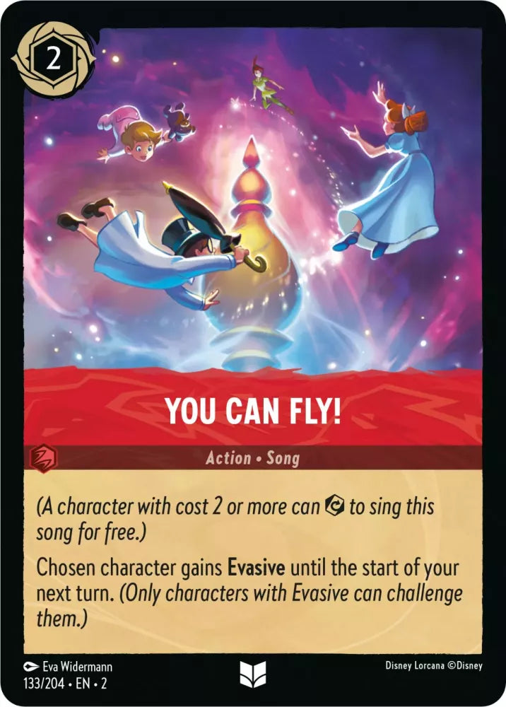 Disney Lorcana - 2ROF - 133 - You Can Fly! - Singles - Rise of the Floodborn