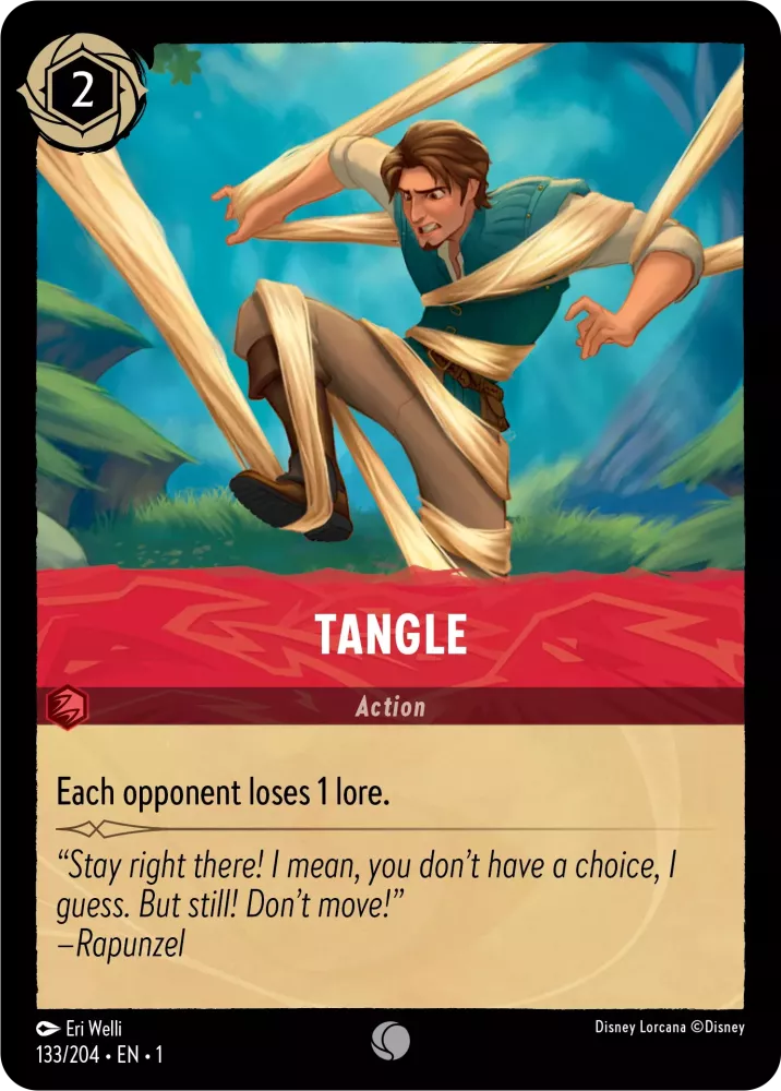 Disney Lorcana - 1TFC - 133 - Tangle - Singles - The First Chapter